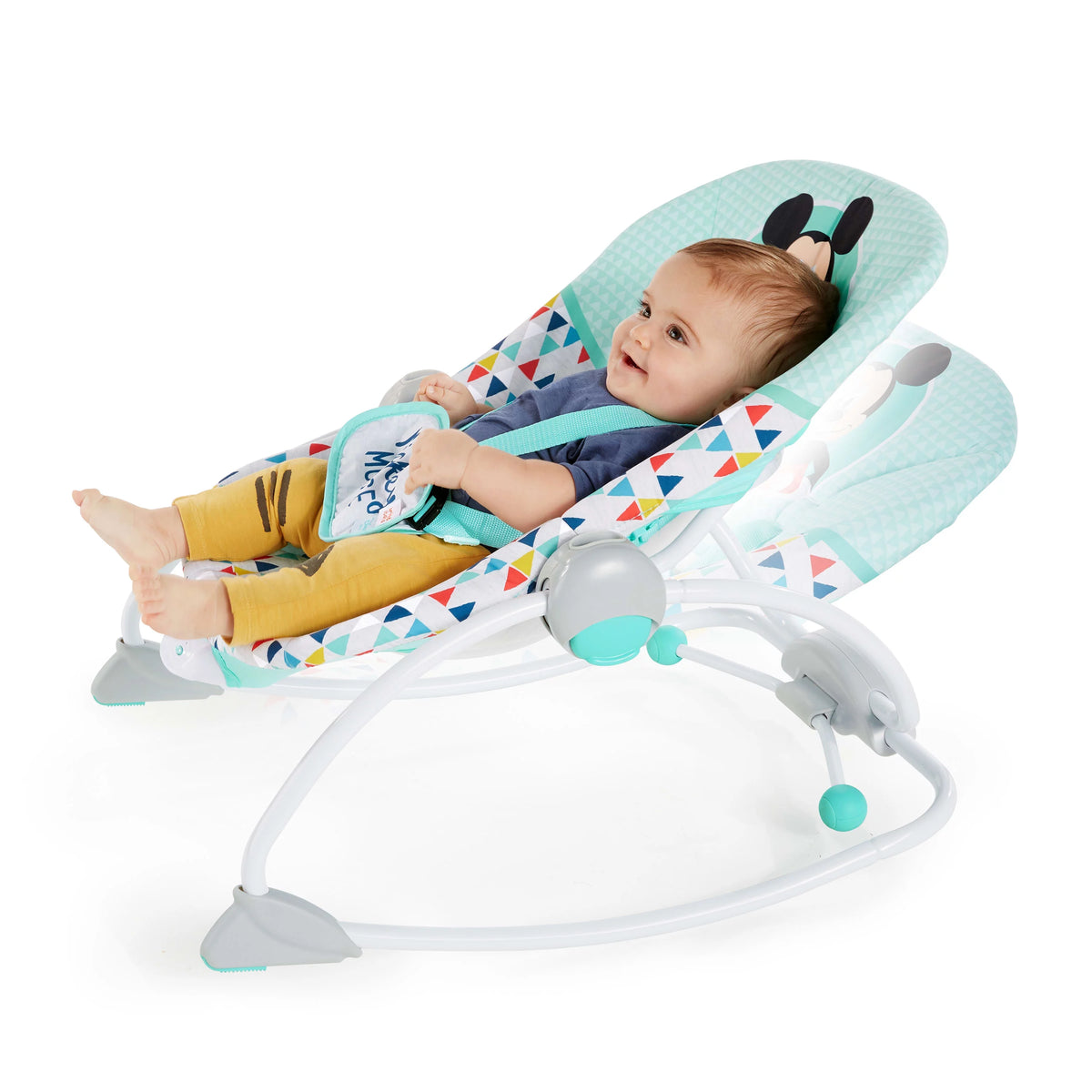 2-in-1 Slip Resistant Vibrating Infant & Toddler Rocker Chair F19134