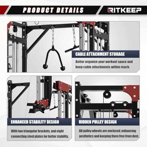 All-in-One Home Gym Equipment with 320lb Weight Stack X165815