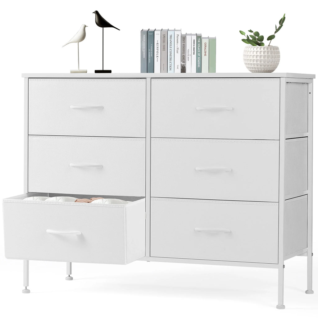 5 Drawer Dresser with Wood Top Q78504