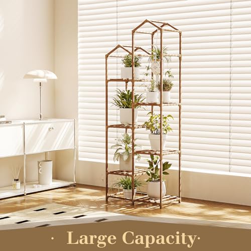 11 Tier Wood Plant Stand K98926