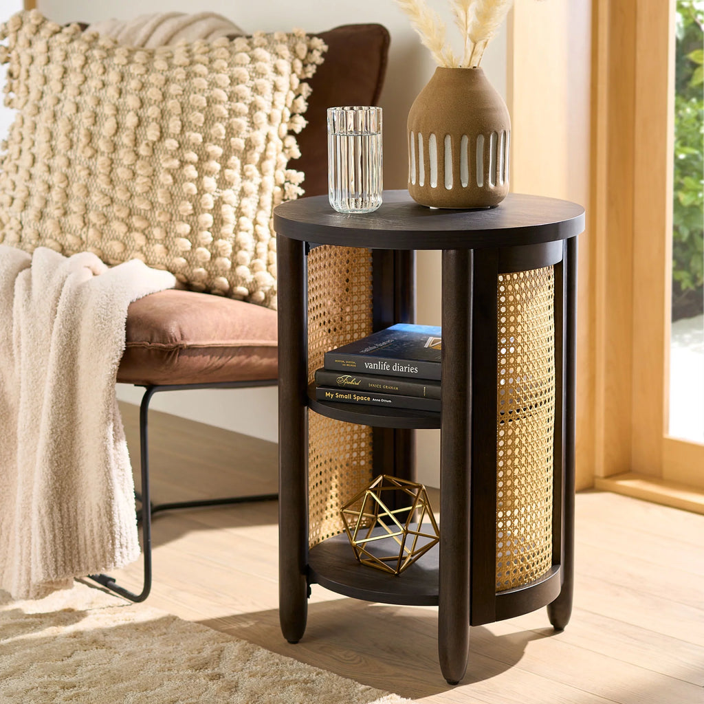 Side Table Light Honey Finish G53027