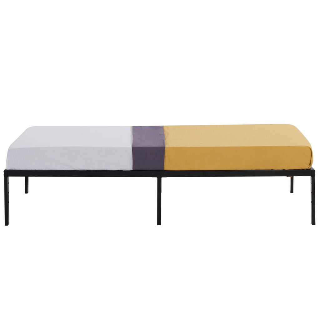 Twin Size Black Metal Platform Bed S91977