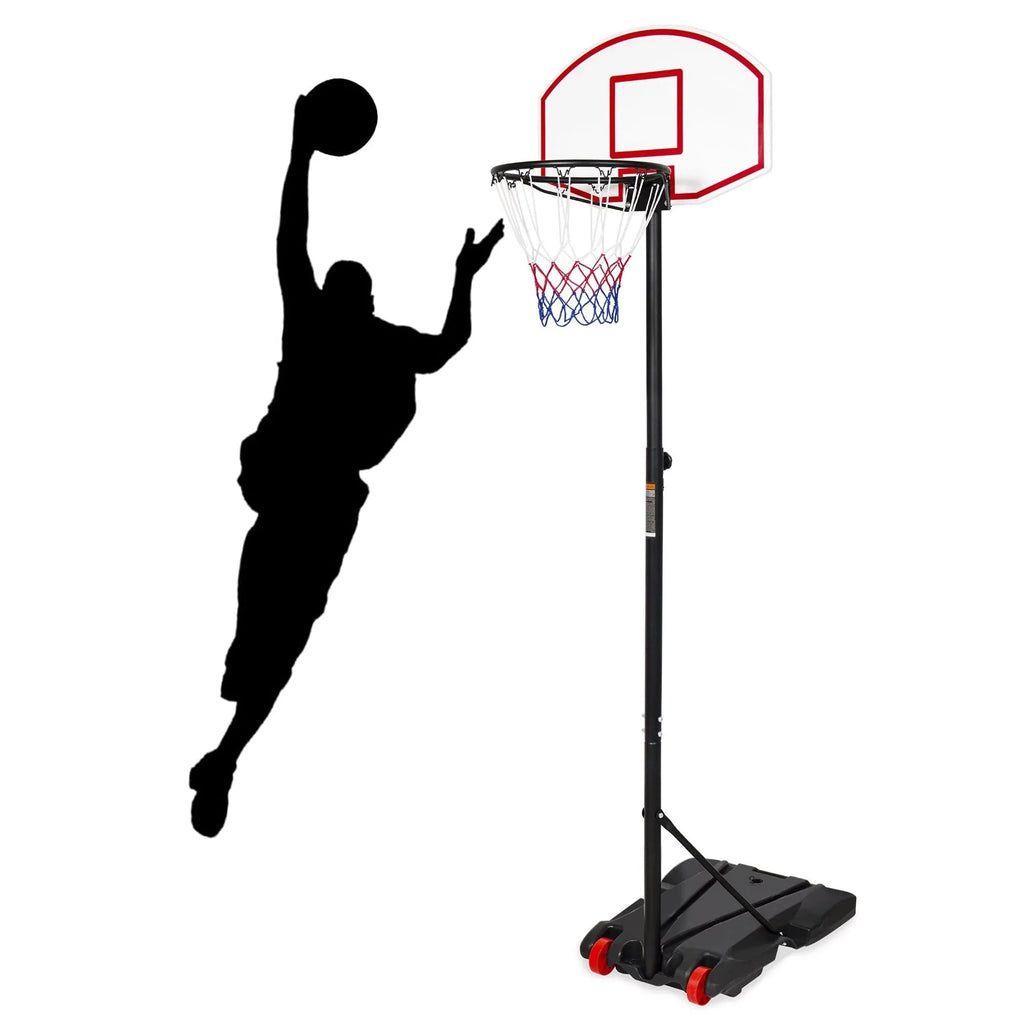 28 in. Portable Height Adjustable Basketball Hoop System O20544