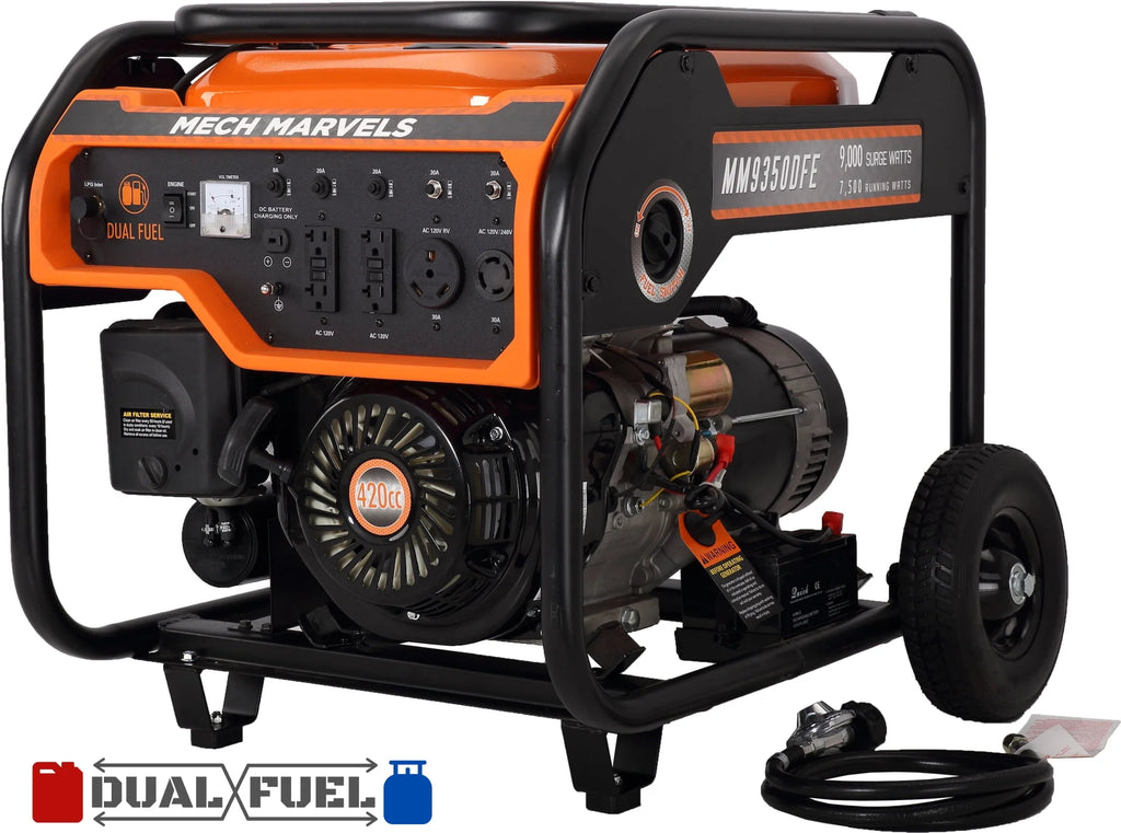 9000 Watt Dual Fuel Portable Power Generator P157