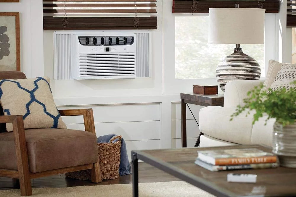 White 15,000 BTU WiFi Window-Mounted Room AC R348