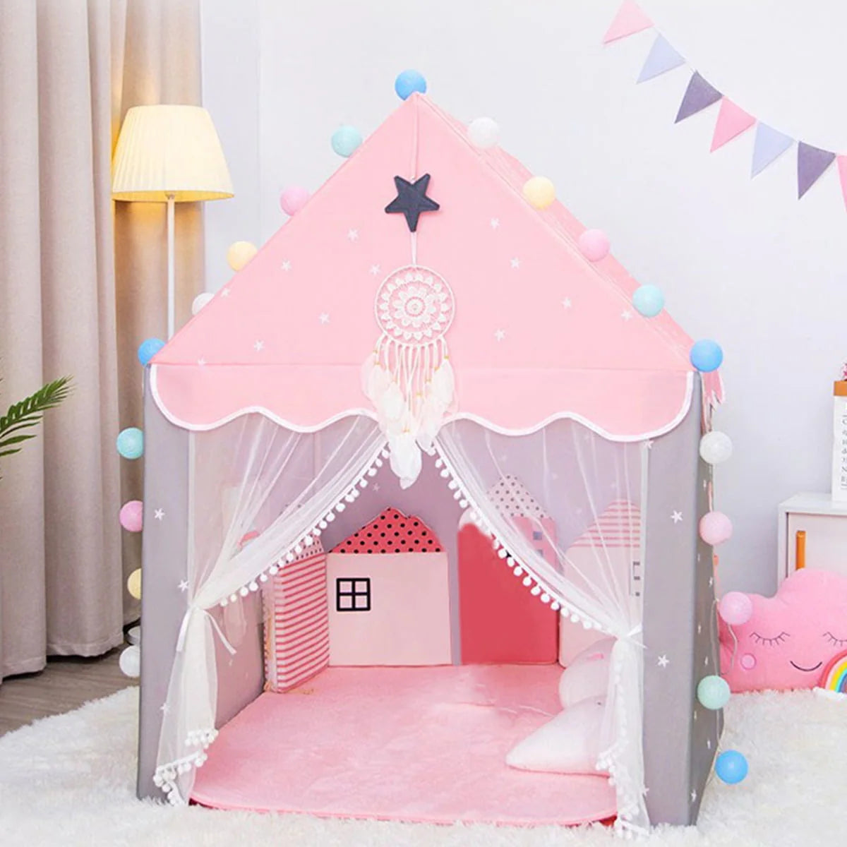 Pink Kids Play Tent L30261