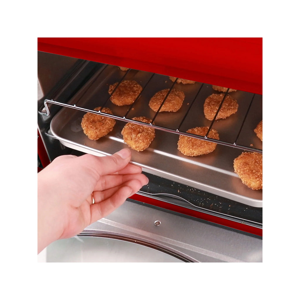 Retro Red 12-Slice Convection Toaster Oven E711