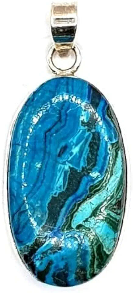 Chrysocolla Silver Stone Healing Crystals N870131
