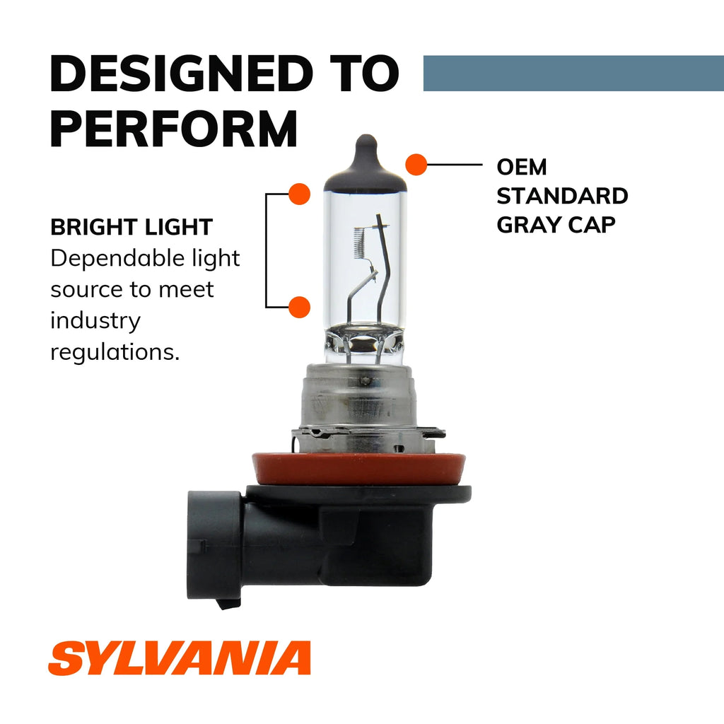 H11 Halogen Headlight Bulb, Pack of 1 Z475589