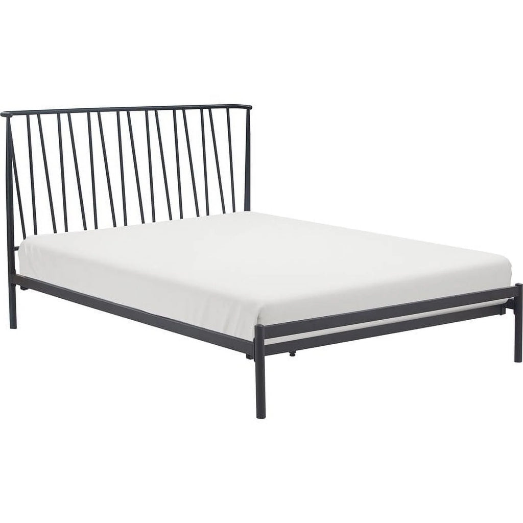 Black Metal King Bed U86178
