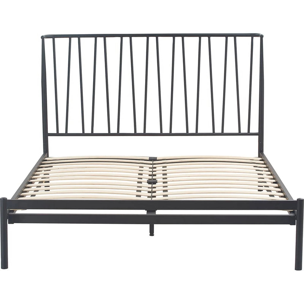 Black Metal King Bed U86178