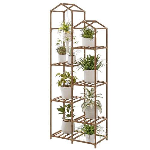 11 Tier Wood Plant Stand K98926