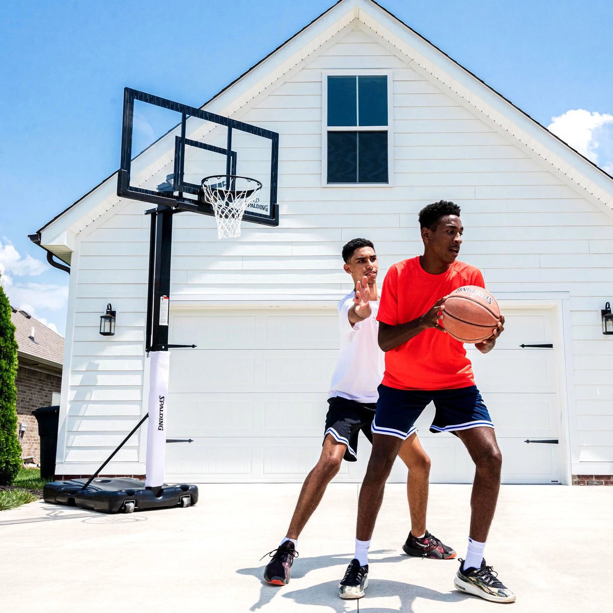 60 In. Acrylic Portable Basketball Hoop B9420