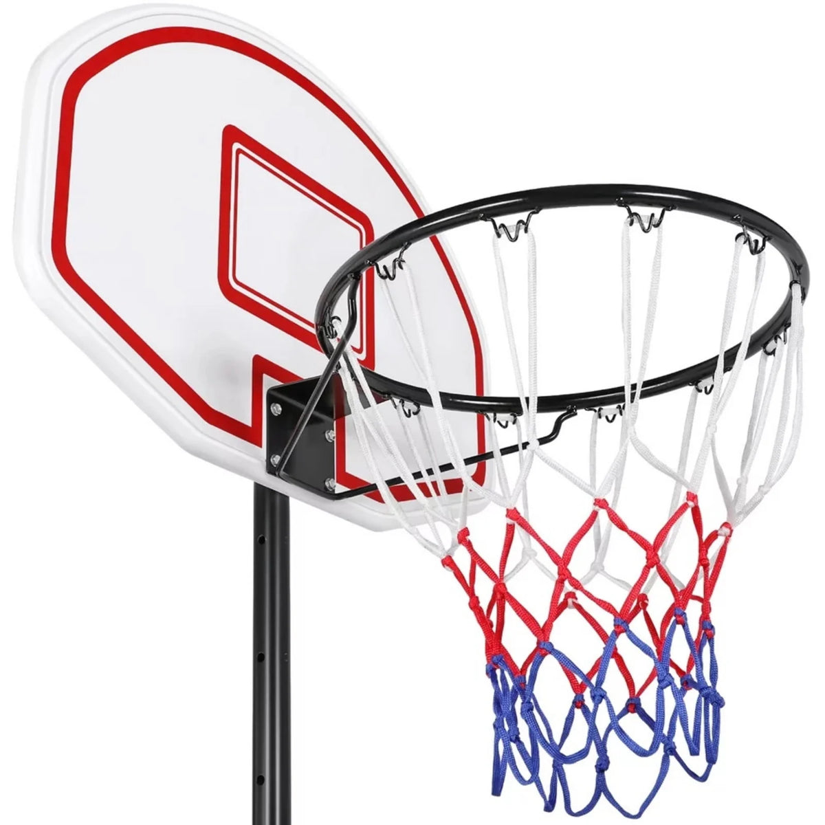 28 in. Portable Height Adjustable Basketball Hoop System O20544