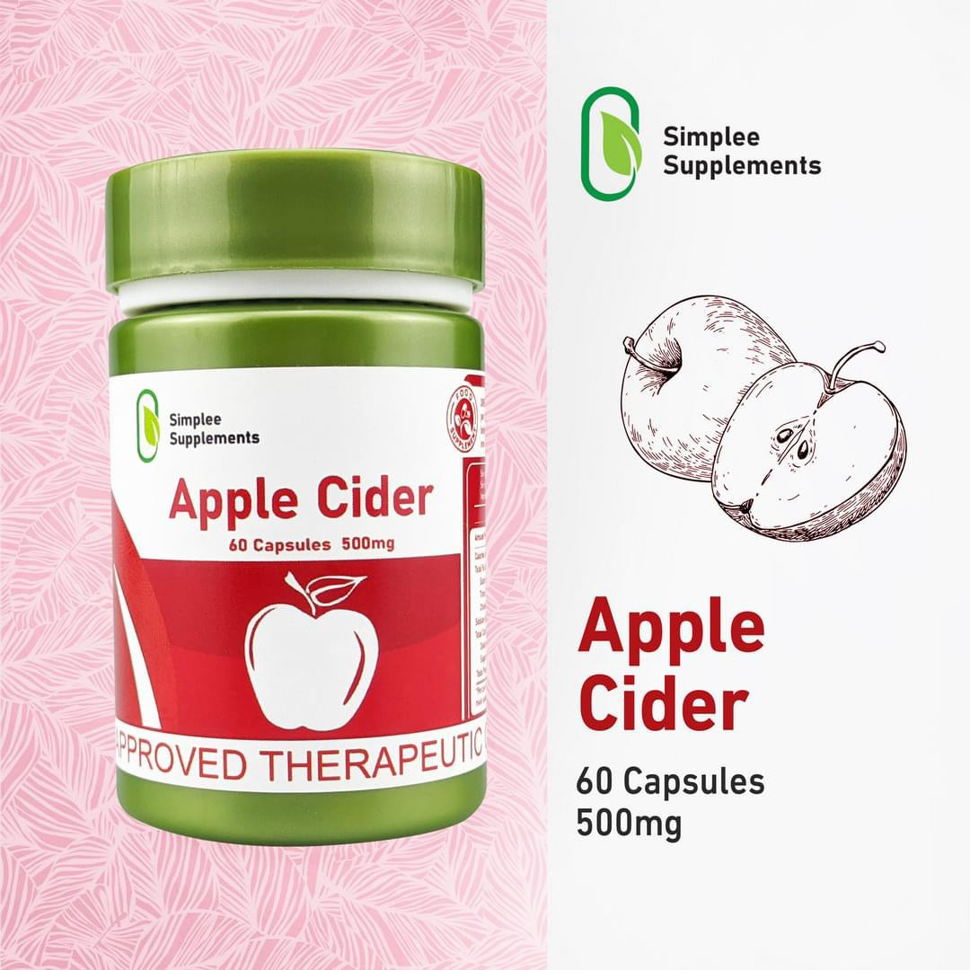 Apple Cider Capsules 500mg 60 Count T78861