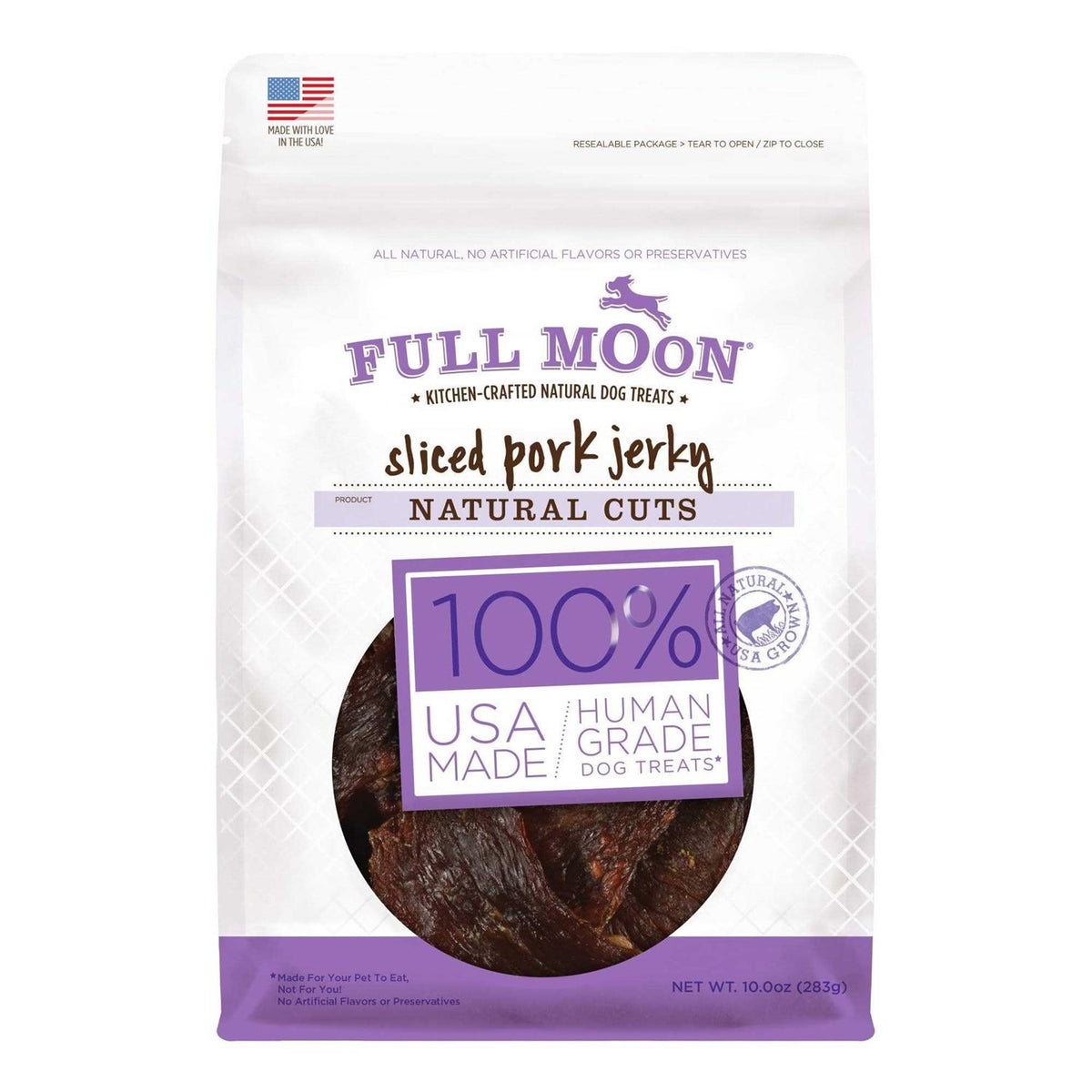 Natural Cut Pork Jerky Dog Treats H7972