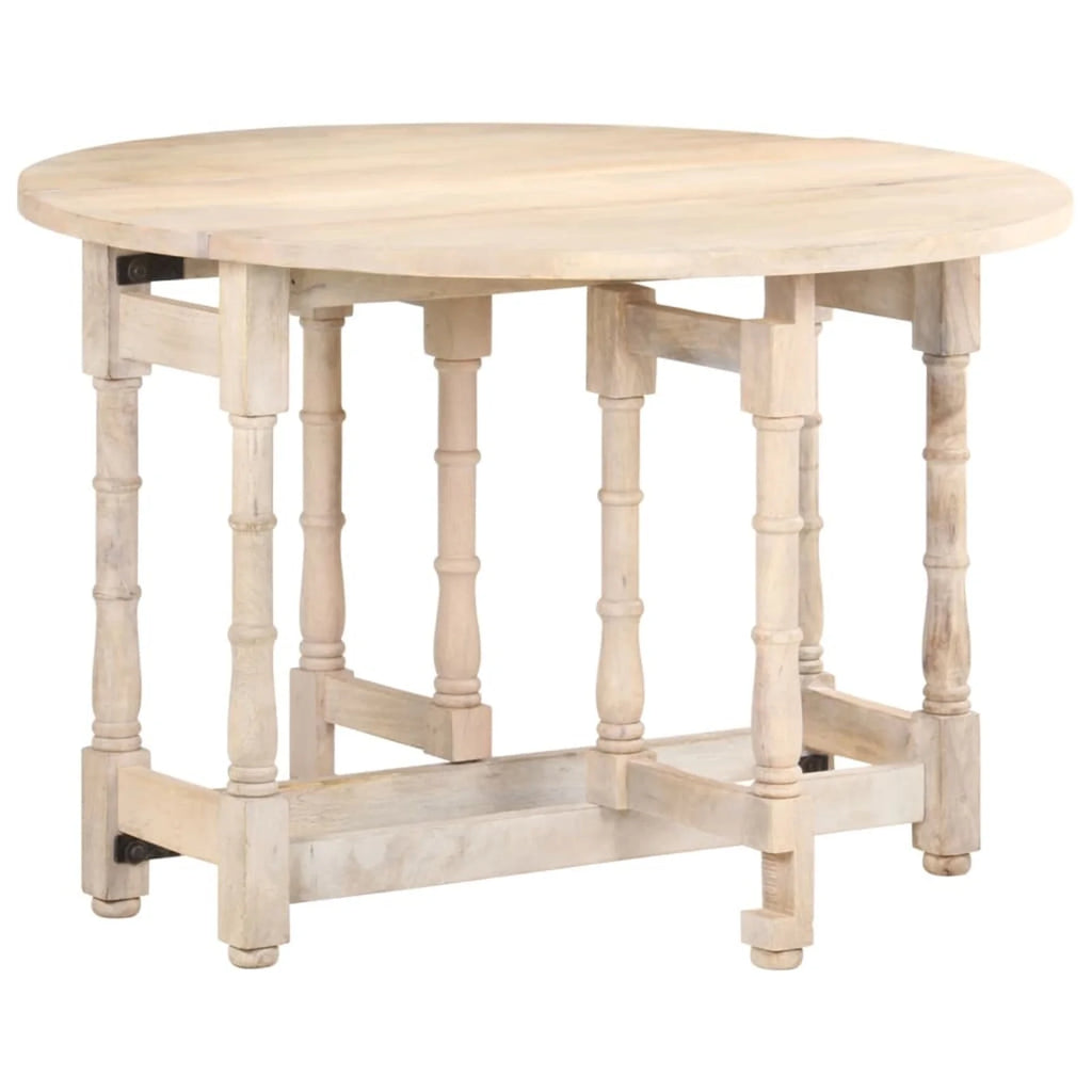 Round Solid Mango Wood Dining Table V39576