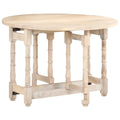 Round Solid Mango Wood Dining Table V39576