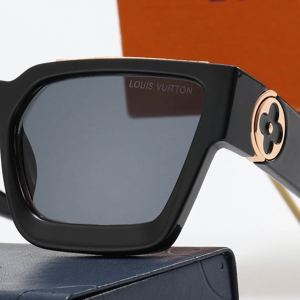 Fashion Letter Stitching Flat Glasses P8971