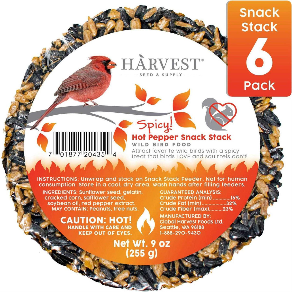 Hot Pepper Wild Bird Food X4313