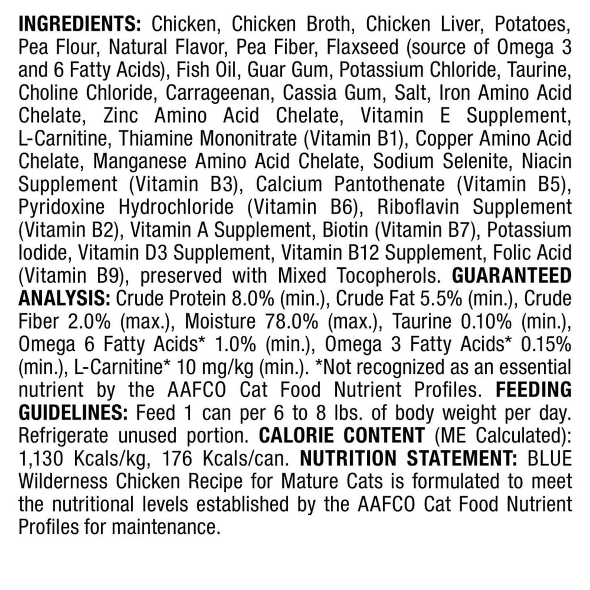 Chicken Recipe Grain-Free Wet Cat Food B10598
