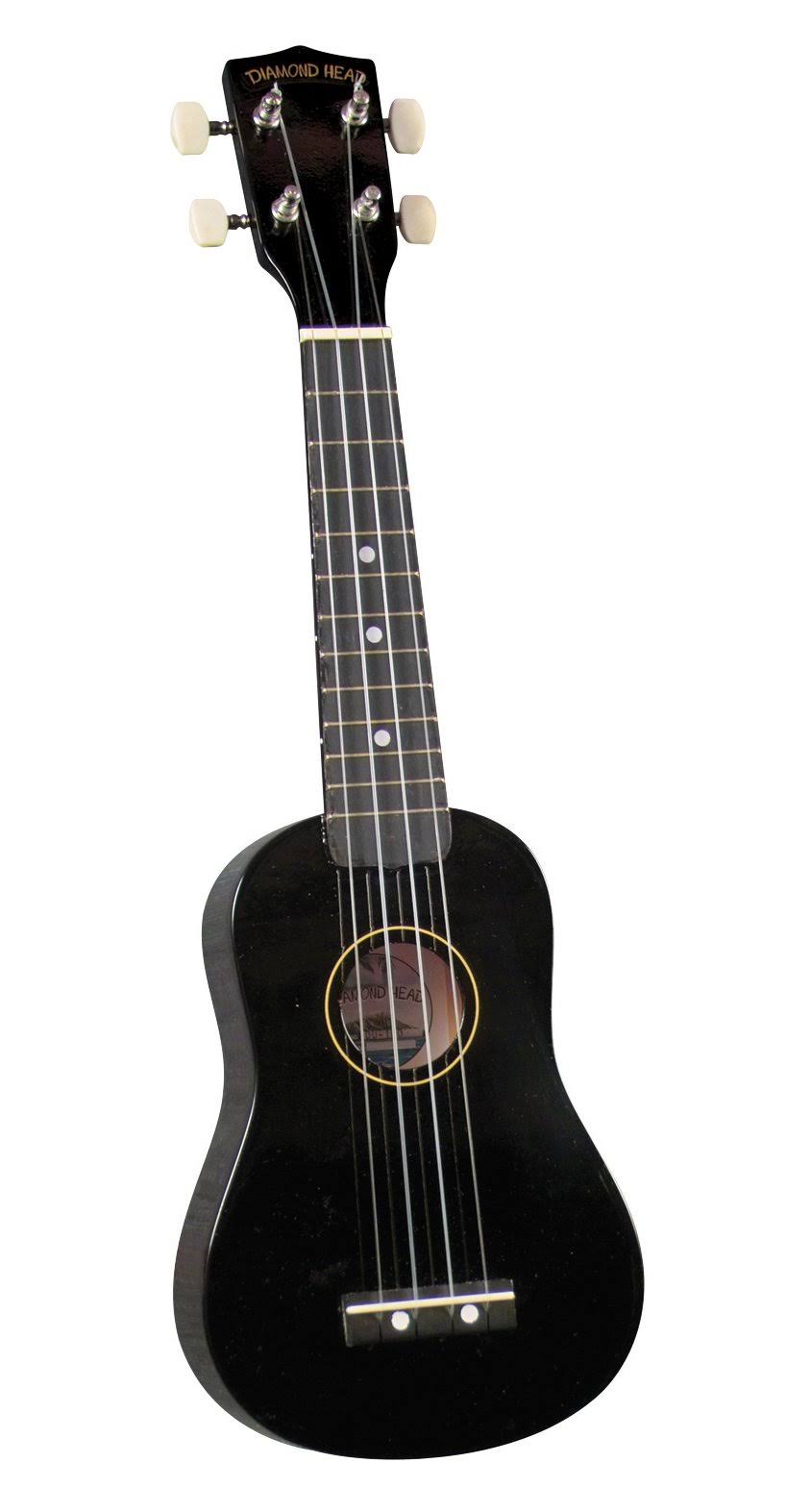 Black Soprano Ukulele with Case W730421