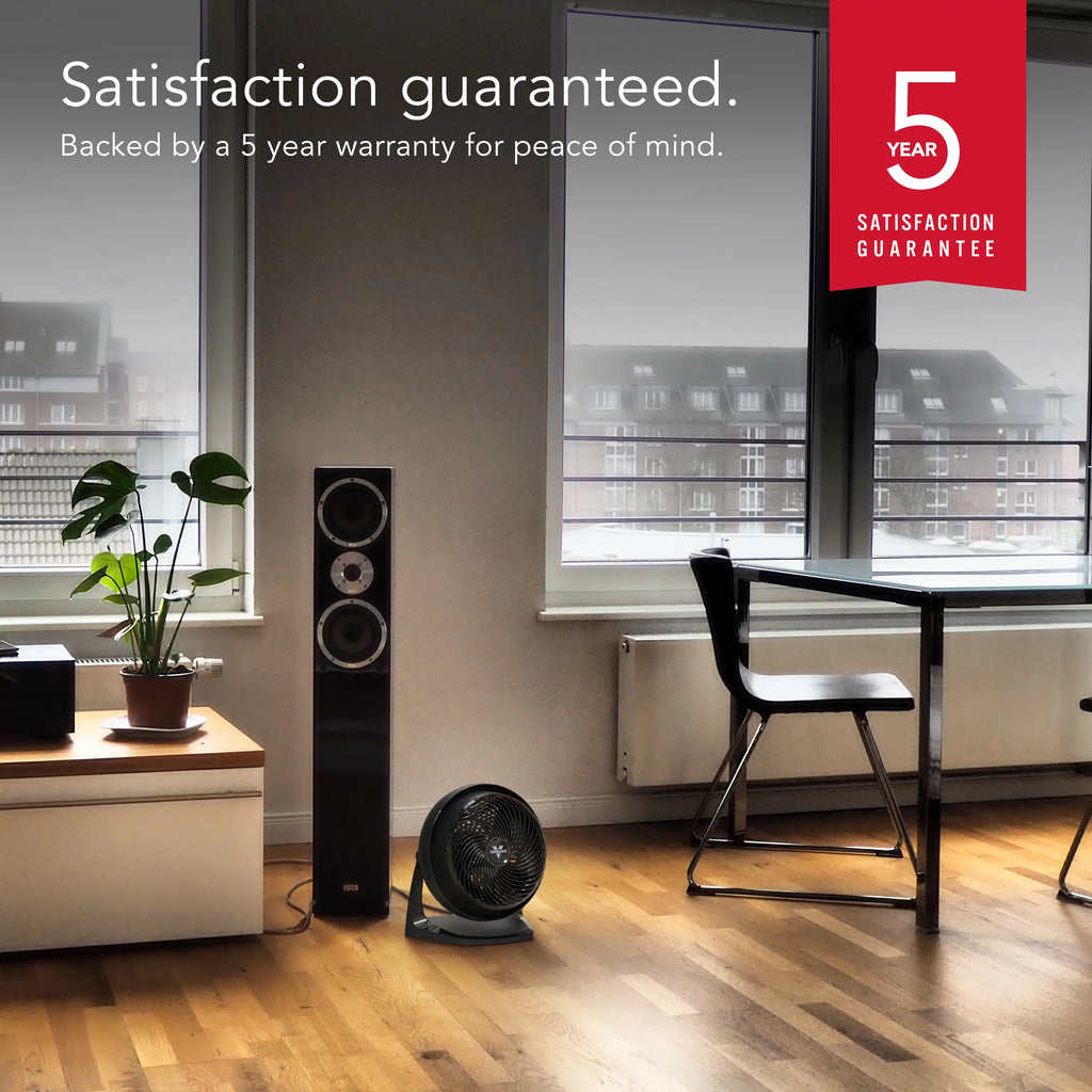 Black Whole Room Air Circulator Floor Fan L94253
