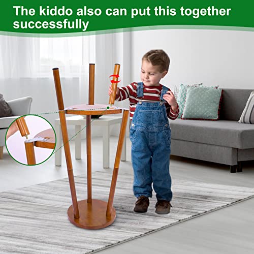 2 Tier Convertible Wooden Plant Stand U18450