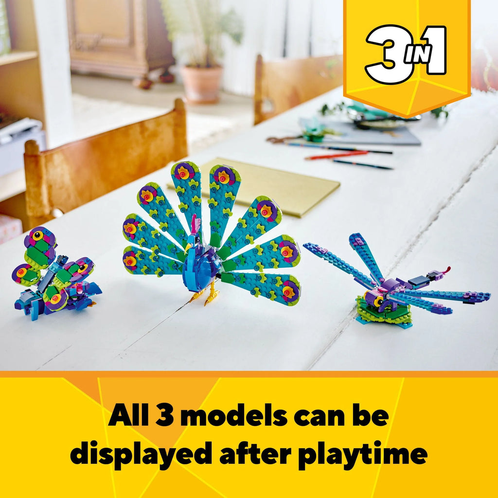 Exotic Peacock Toy 3 in 1 L273421