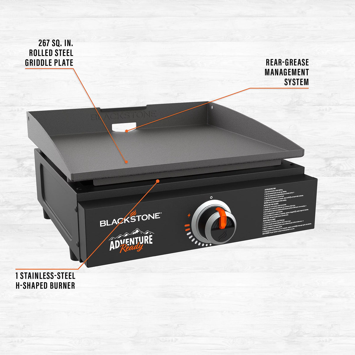 17 Tabletop Propane Griddle A3693