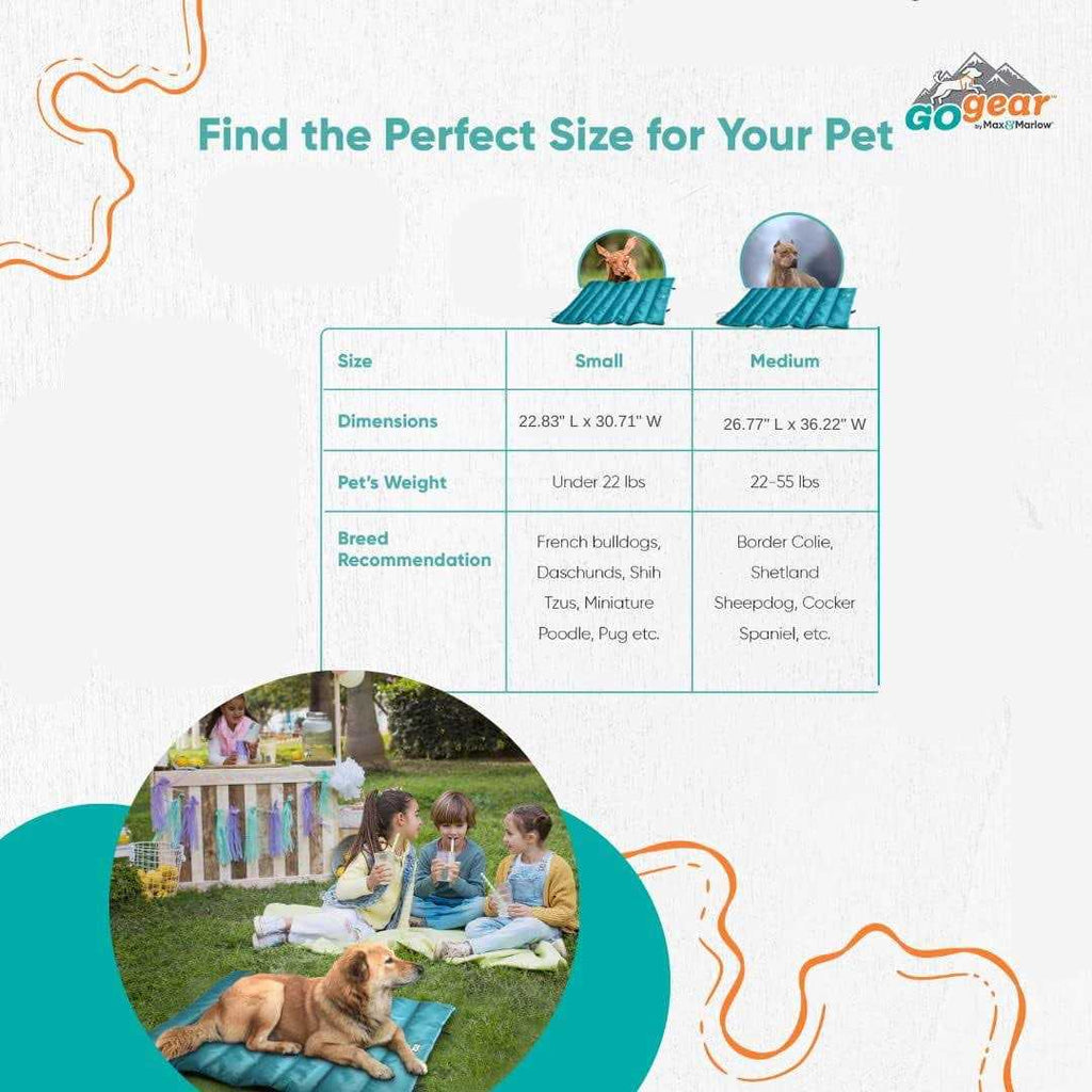 Portable Waterproof Roll Up Dog Mat Bed O398924