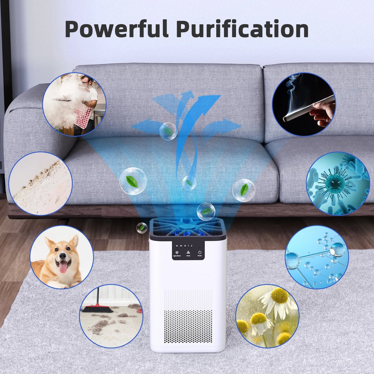 Air Purifier with H13 True HEPA Filter K1075