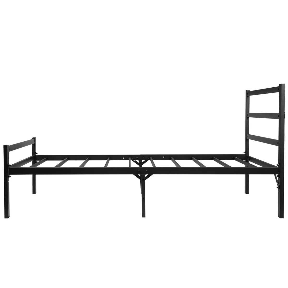 Twin Metal Platform Bed Frame with Headboard S659