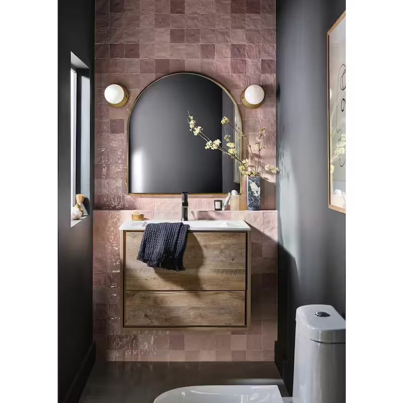 Single Handle Single Hole Bathroom Faucet Matte Black 2-pack K799181