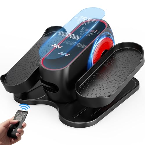 Under Desk Elliptical Exercise Machine with Remote Control D4063