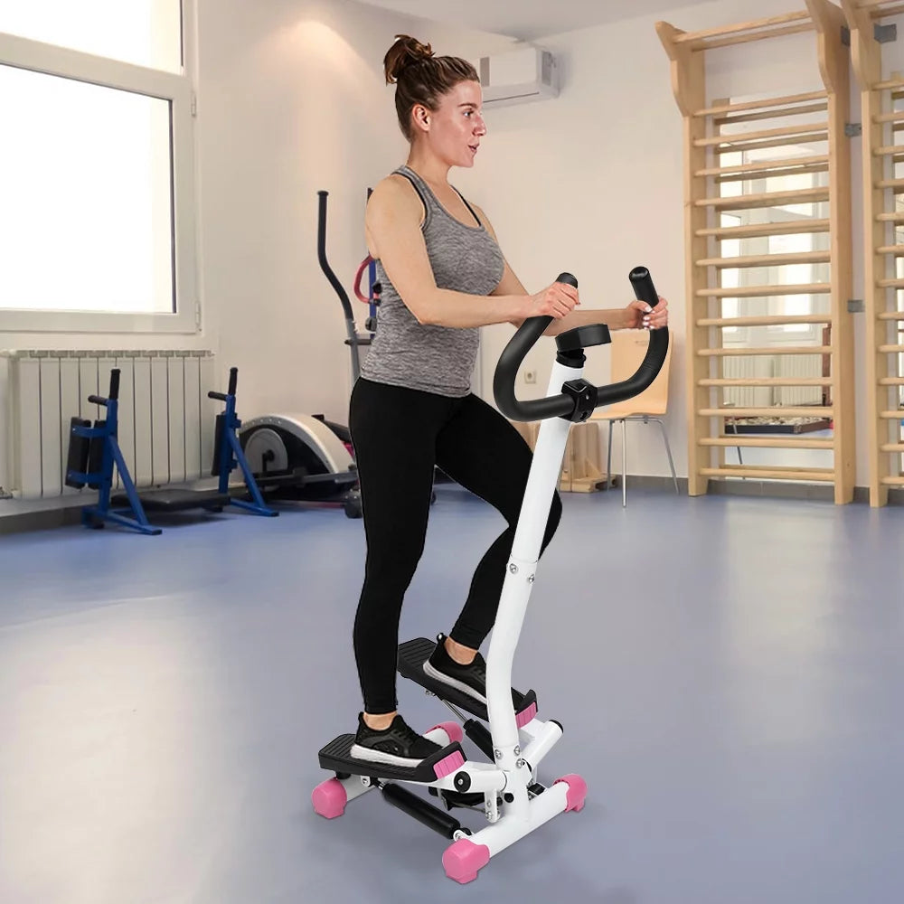 Mini Aerobic Stepper Twist Fitness Machine with Handle I59709