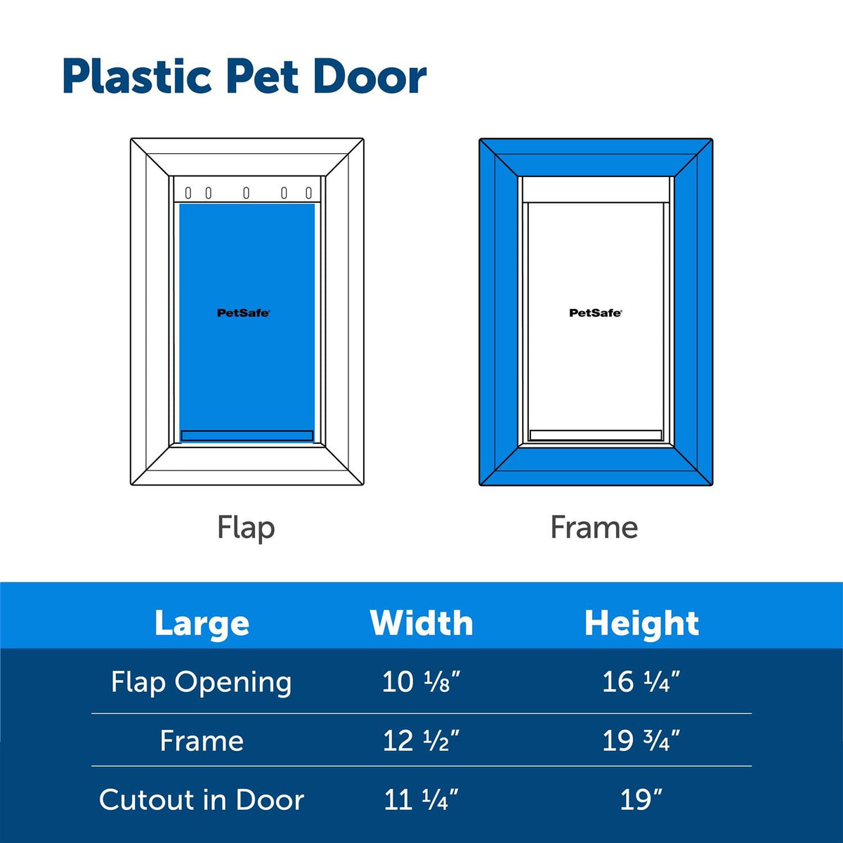 Plastic Pet Door R35655