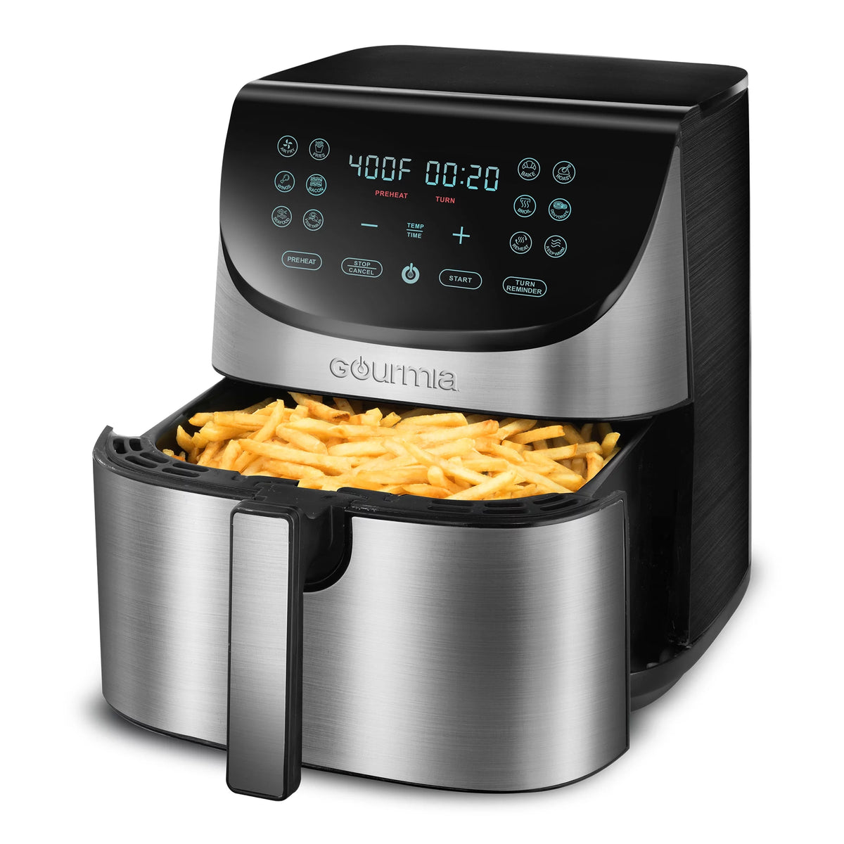 8 Qt Digital Air Fryer with 12 One Touch Presets Q131208