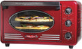 Retro Red 12-Slice Convection Toaster Oven E711