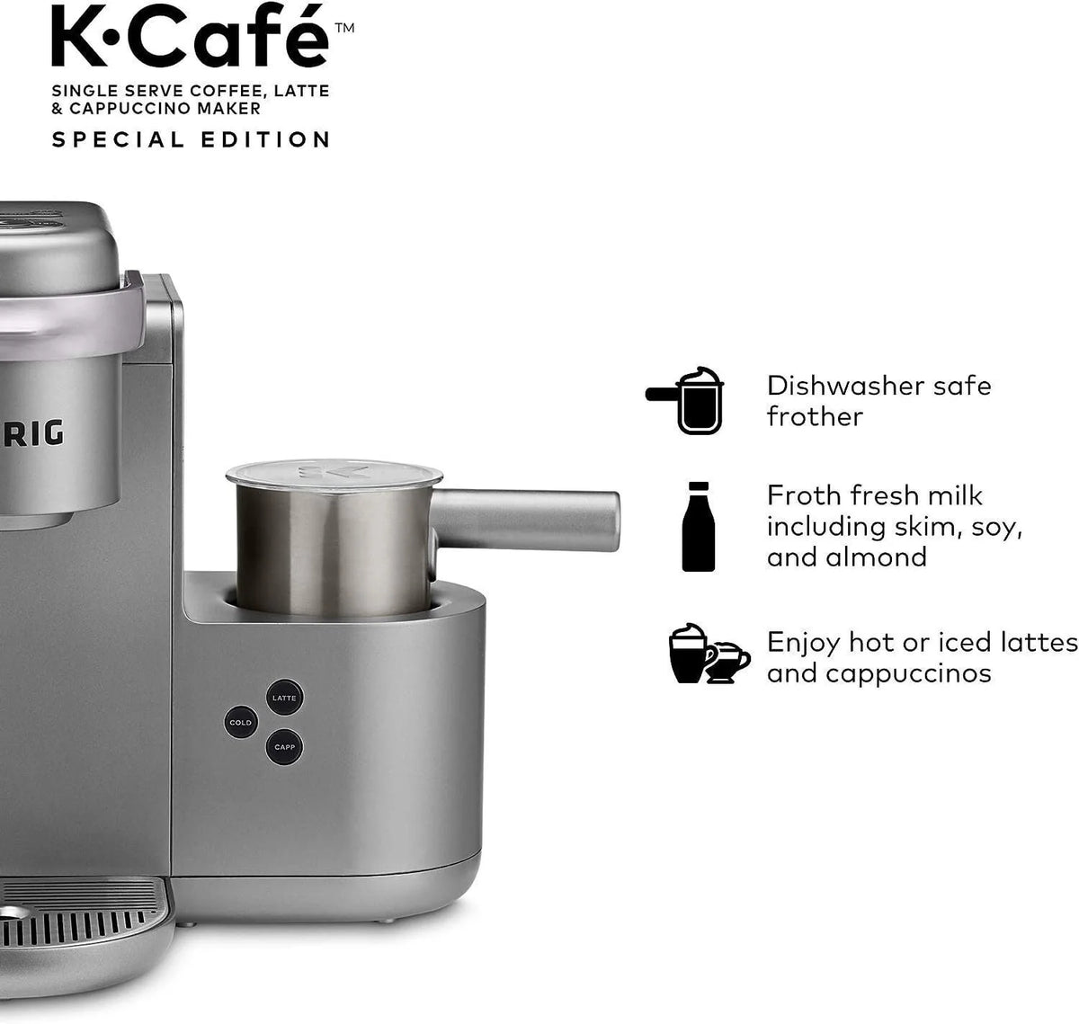 Single-Serve Coffee, Latte, and Cappuccino Maker Y291