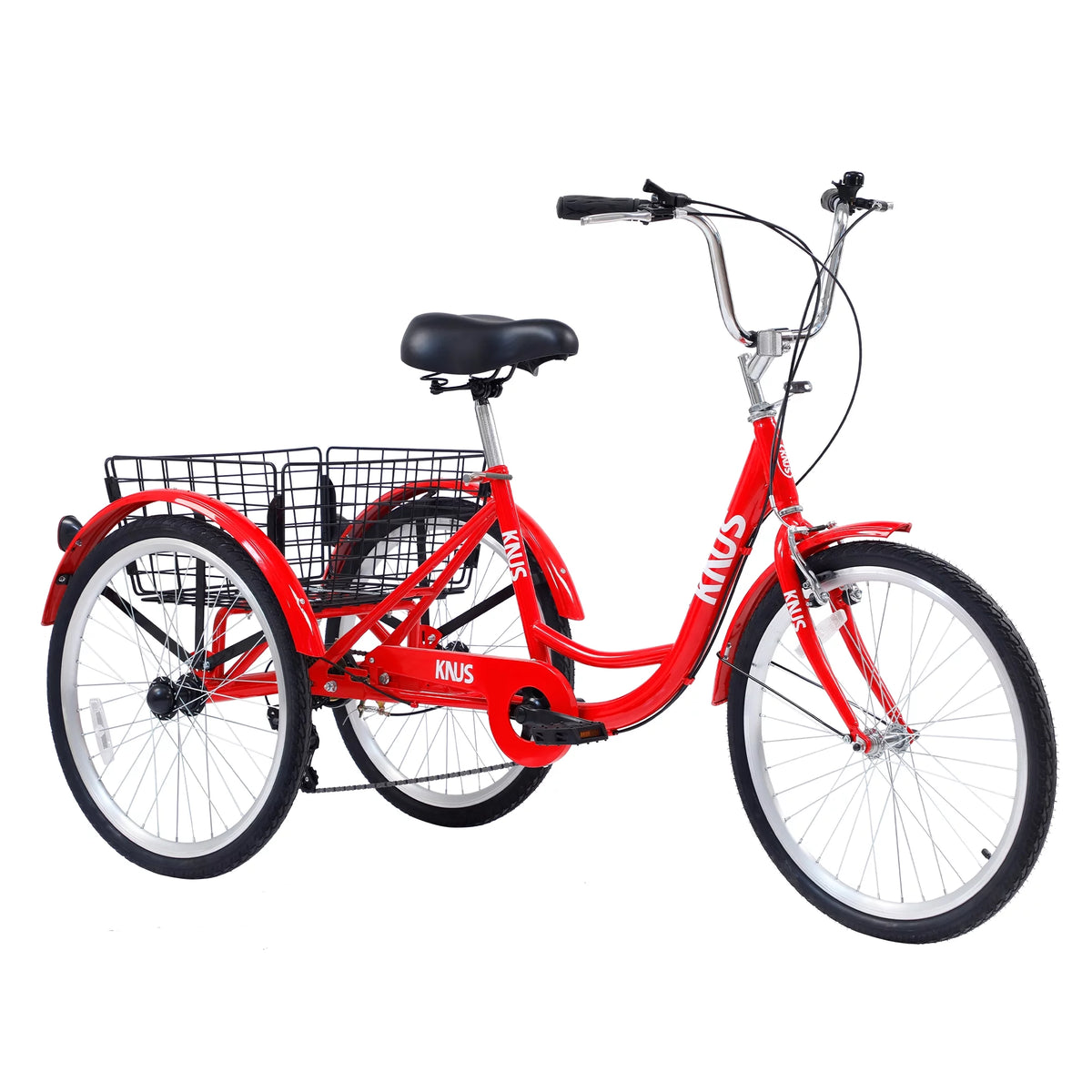Silver Single Speed 26 inch Adult Tricycle with Basket F85788