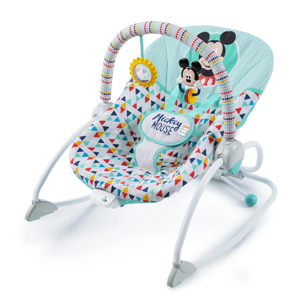 2-in-1 Slip Resistant Vibrating Infant & Toddler Rocker Chair F19134