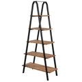 Driftwood Grey Ladder Bookcase S432