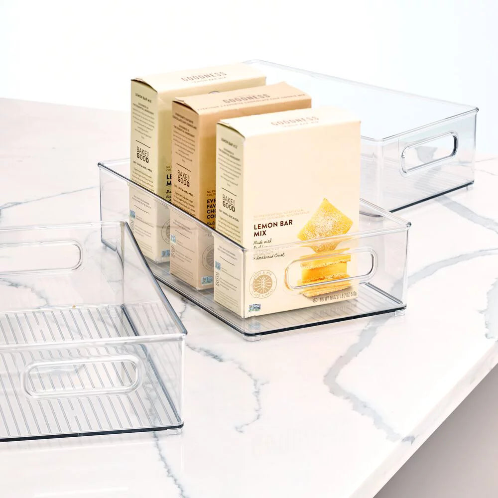 Clear 3 Pack Storage Bins J1907