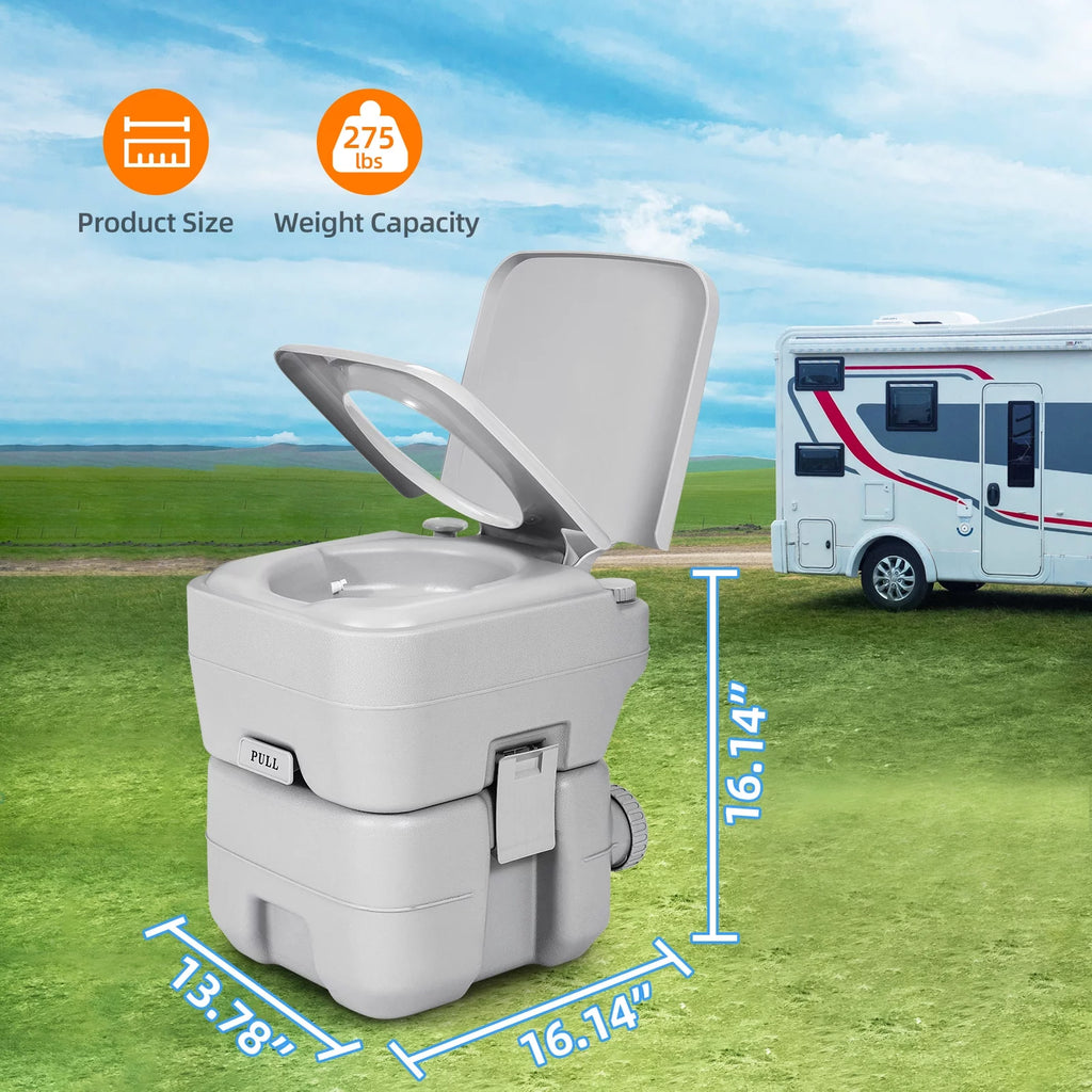5.3 Gallon Portable Travel Toilet X38583