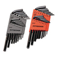 SAE and Metric Long Reach Hex Key Set, 36 Piece H136999