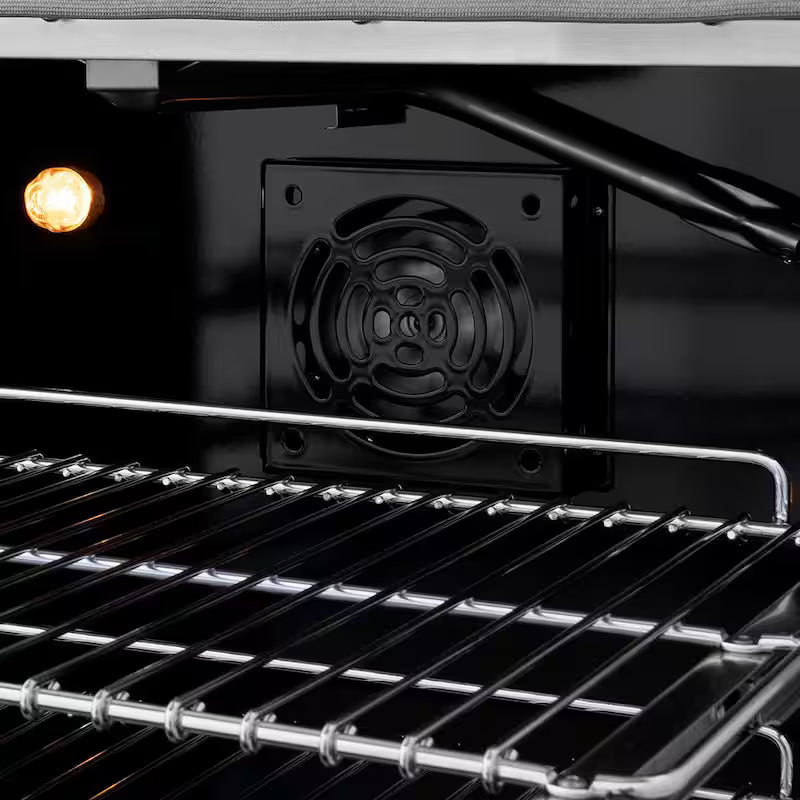 48 in. 8-Burner Freestanding Gas Range and Double Convection Oven in Stainless Steel and Black Matte Z11081