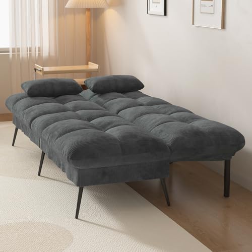 Black Convertible Futon Sofa Bed P577702