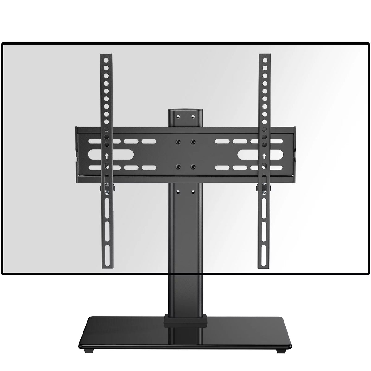 Universal TV Stand for 32-52 inch TVs with Tempered Glass Base B880054