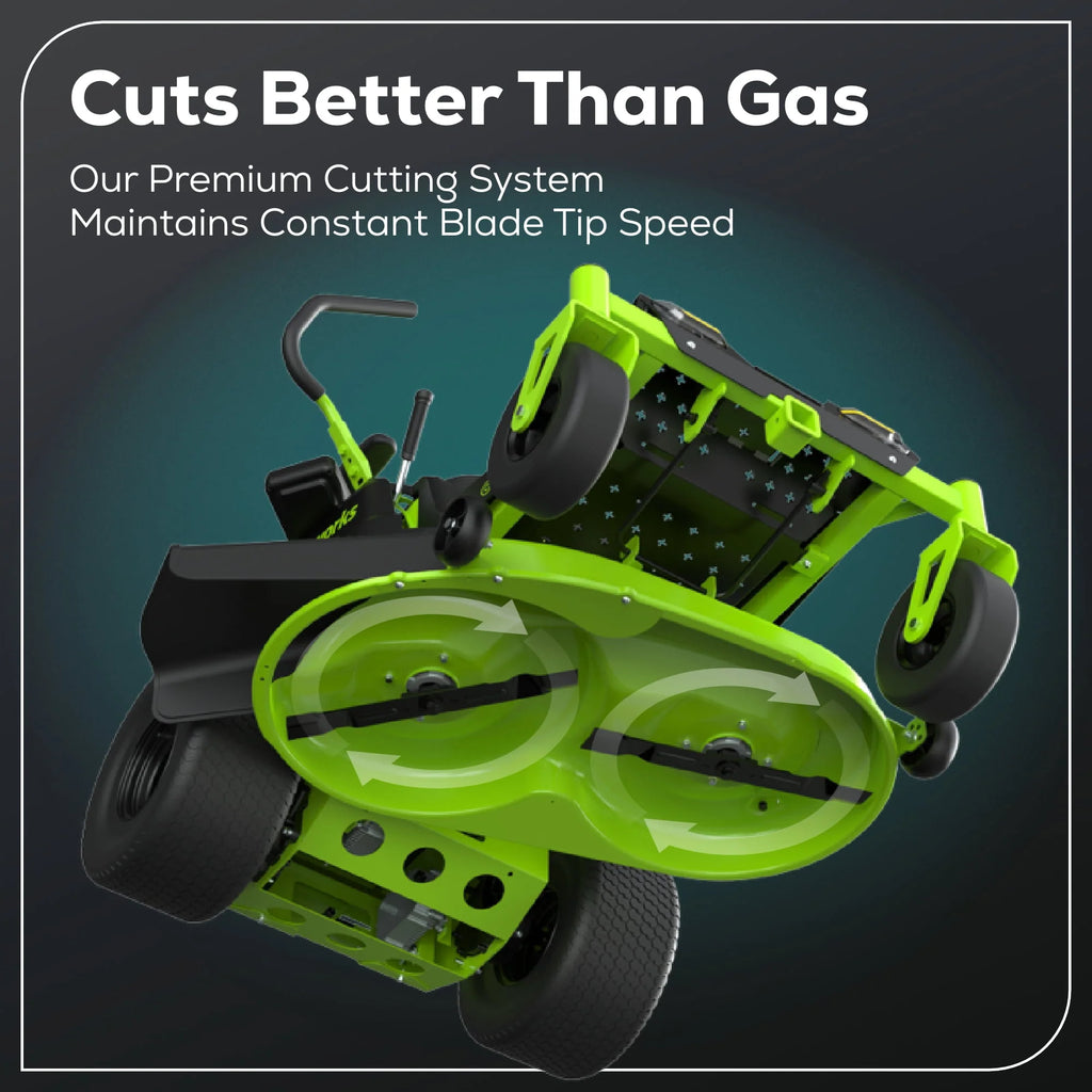60V 42” Electric Zero Turn Mower with 8 Ah Batteries B8851